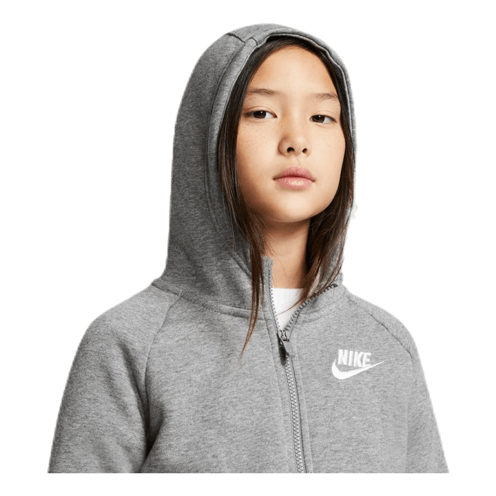 PE Zip Hoodie Junior Grey