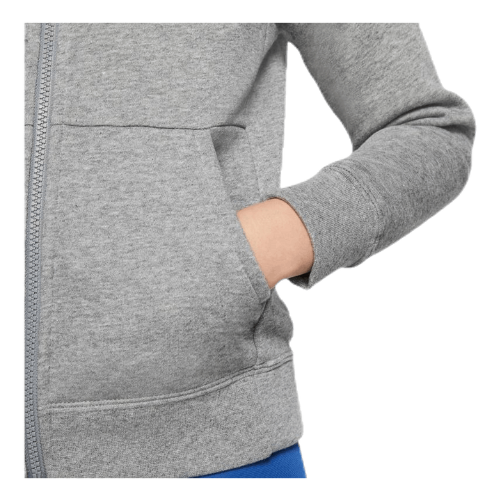 PE Zip Hoodie Junior Grey