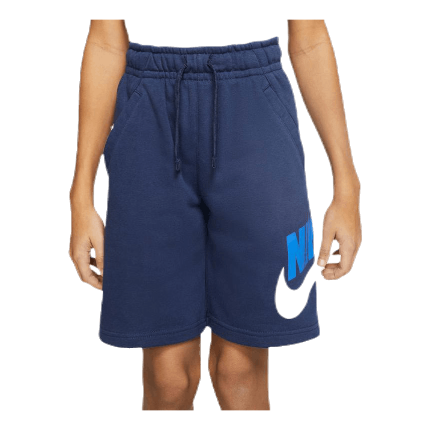 Nike Club Fleece Shorts Junior Blue White Sportamore