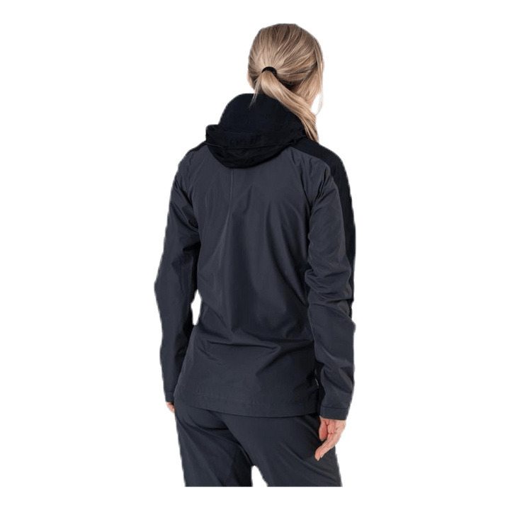 Mila Rain Jacket Black/Grey