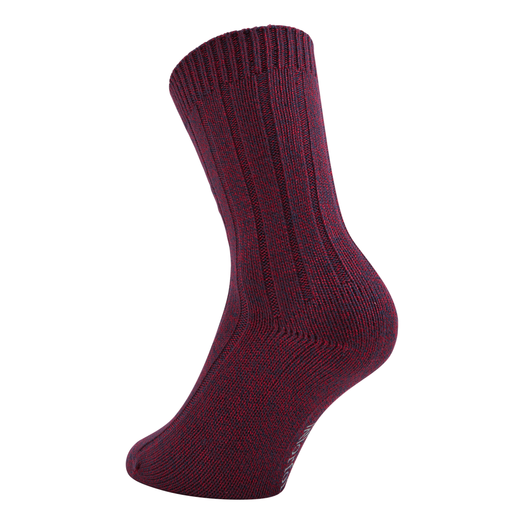 Womens Bamboo Blended Walking Socks - Suzy Red