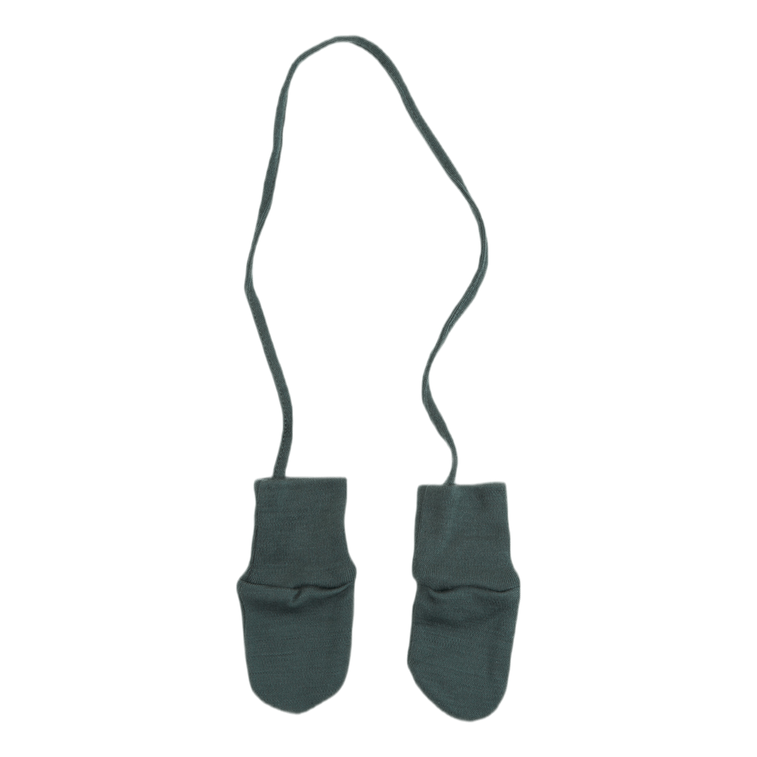 Willit Wool Mittens Wo/Thumb Grey