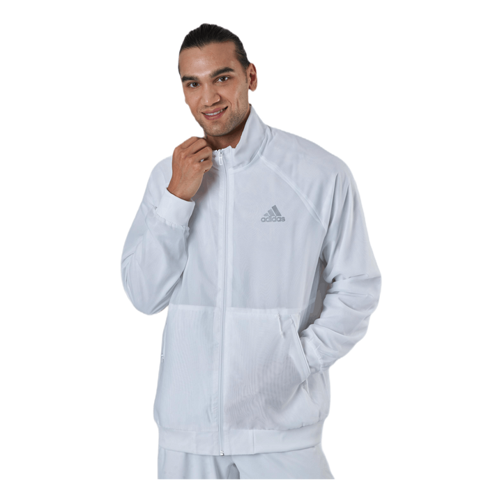 Tennis Jacket Aeroready White/Grey