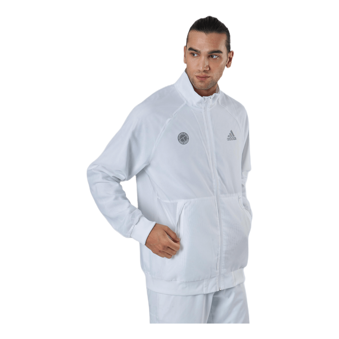 Tennis Jacket Aeroready White/Grey