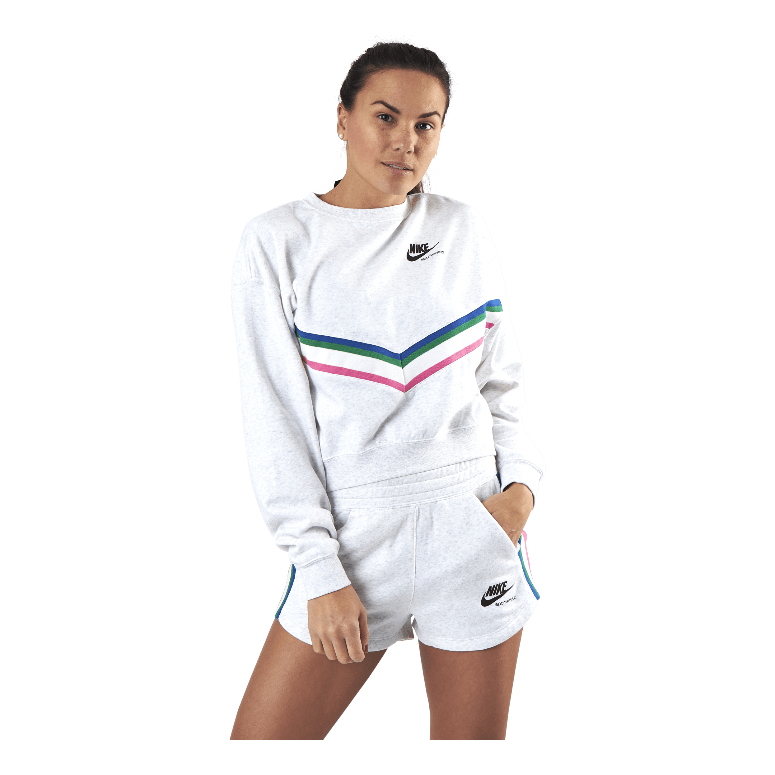 Women's fleece crew 2025 nike sportswear heritage