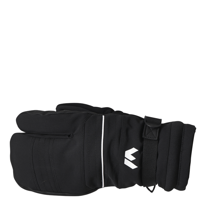 Allegro 3 Finger Ski Gloves Black