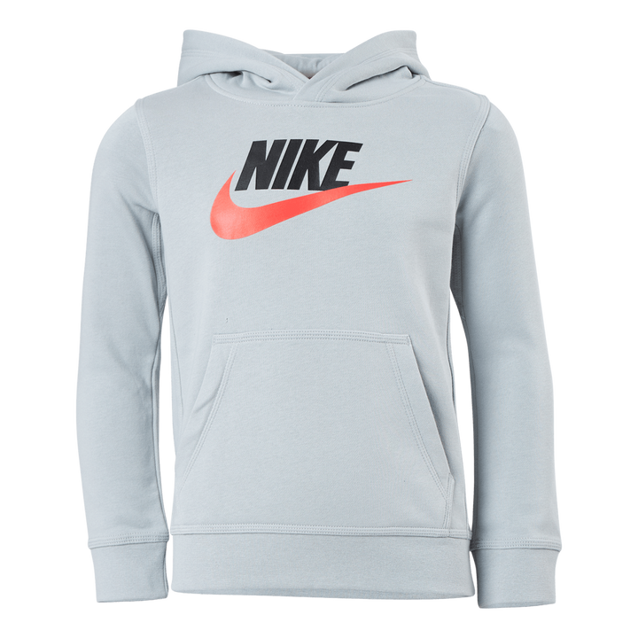 Club Fleece Hoodie Junior Grey/Red