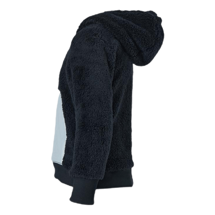 Air Sherpa Half Zip Hoodie Junior Black/Grey