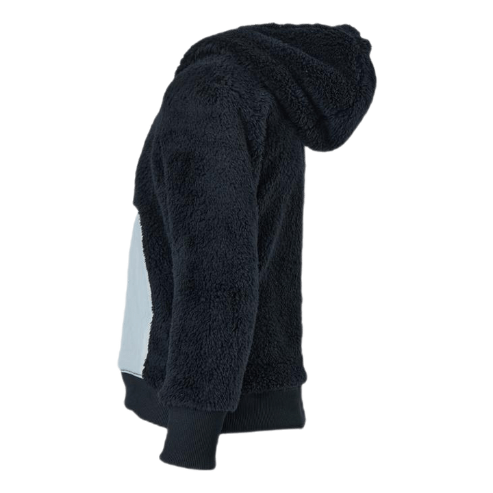 Air Sherpa Half Zip Hoodie Junior Black/Grey