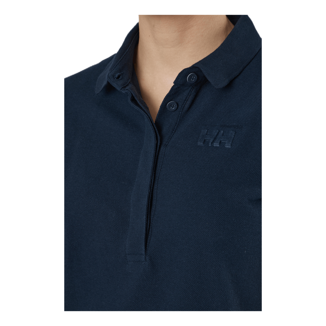 Thalia Pique Dress Blue