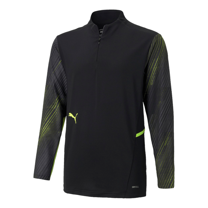 Individual Cup Training 1/4 Zip Top Black/Yellow