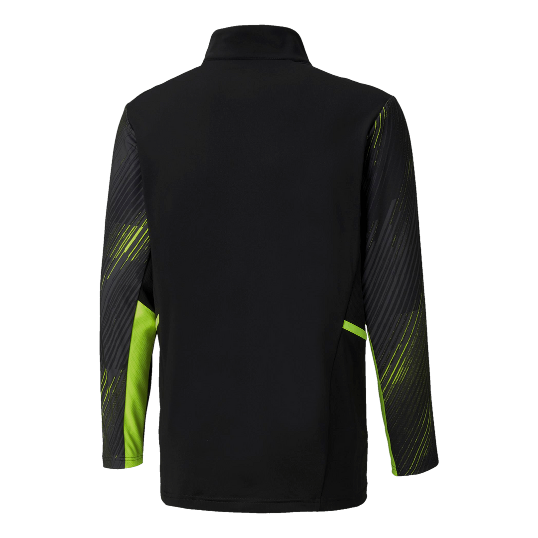 Individual Cup Training 1/4 Zip Top Black/Yellow