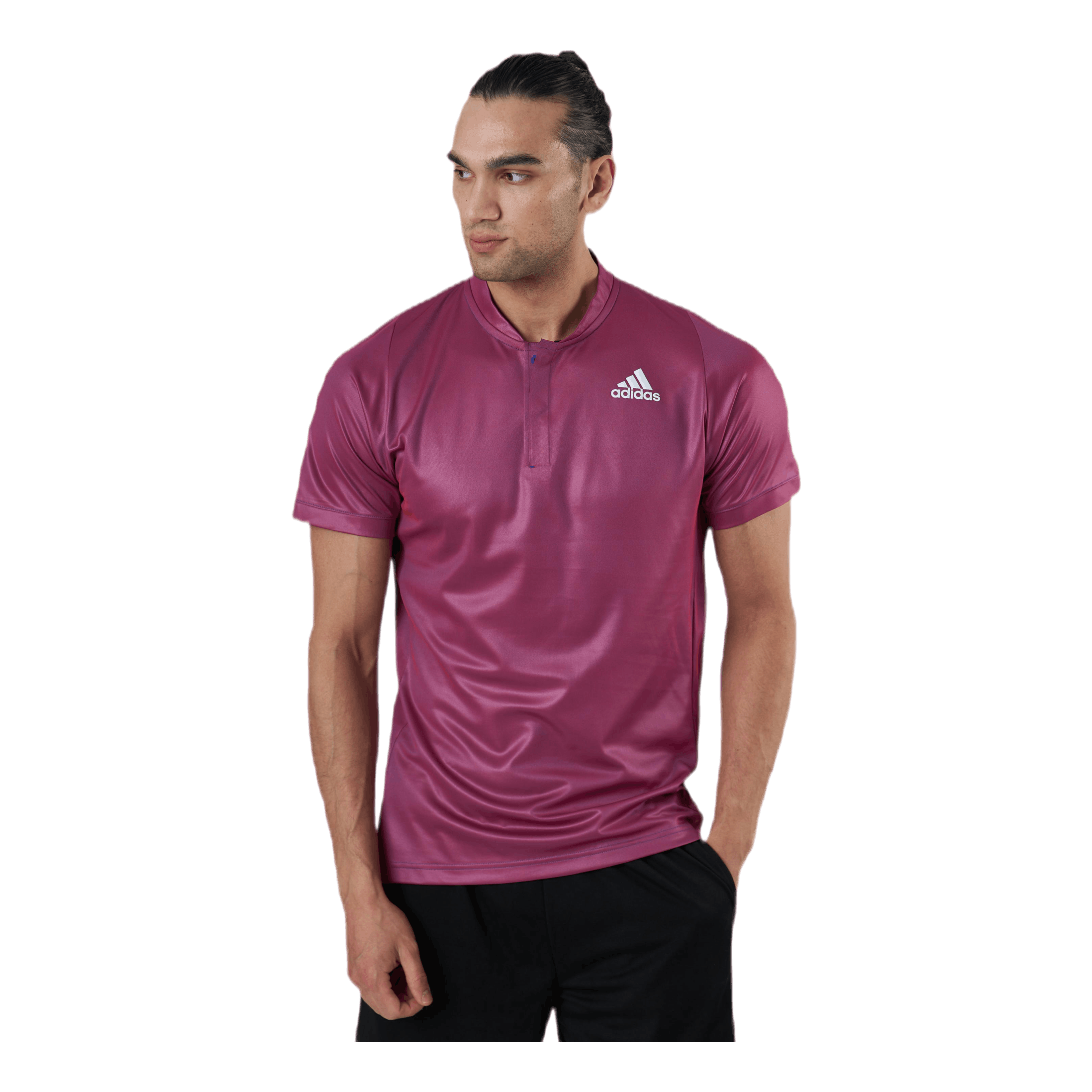 Adidas top purple polo