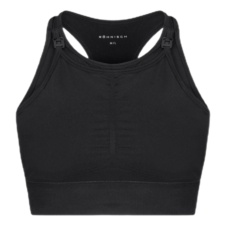 Maternity Soft Sportsbra Black