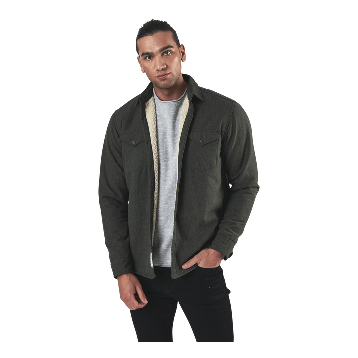 Hunter Check Overshirt L/S Black