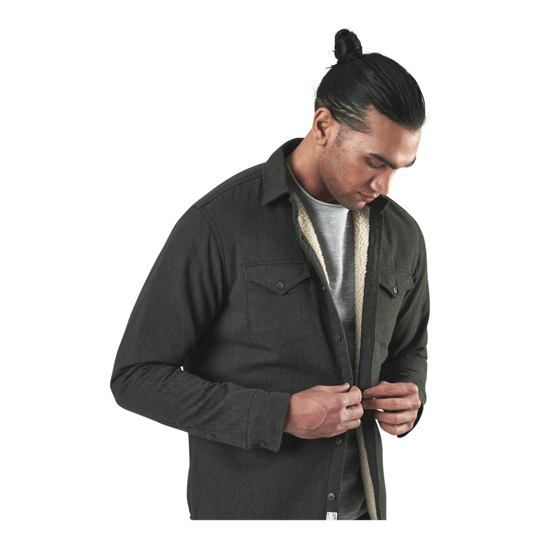 Hunter Check Overshirt L/S Black
