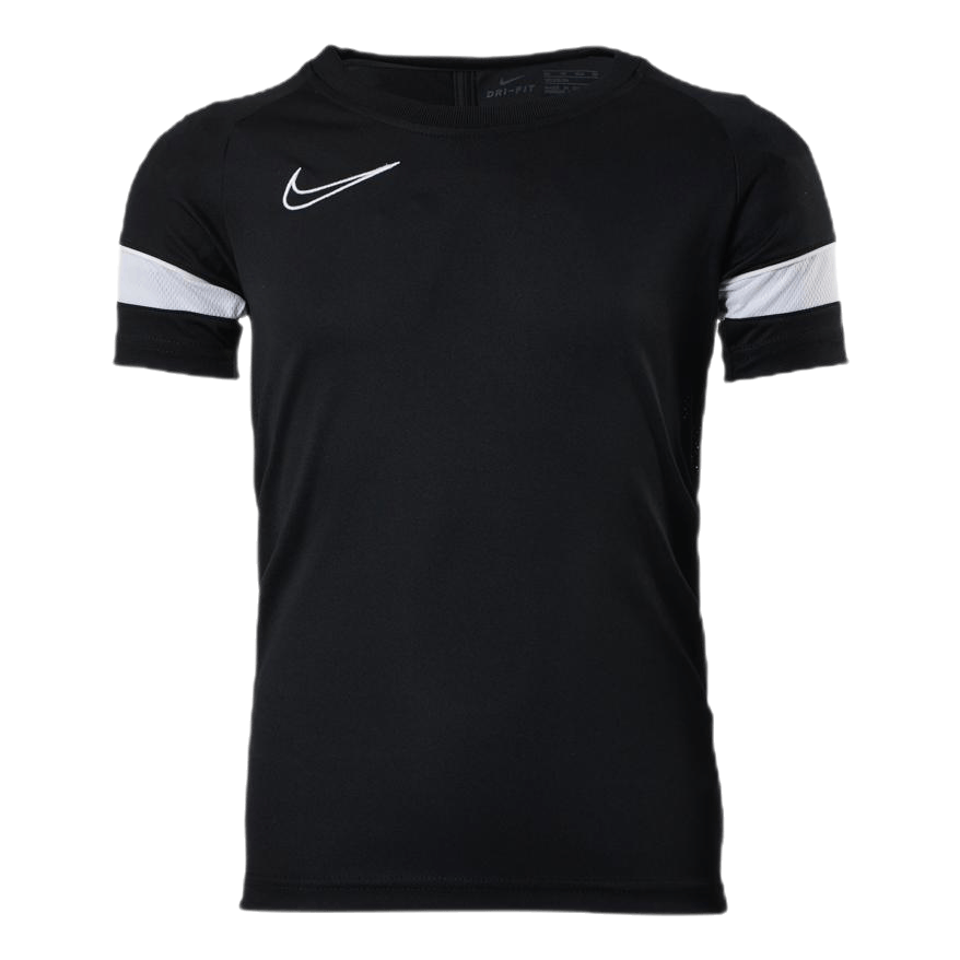 Nike Junior Dri FIT Academy 21 SS Tee White Black Sportamore