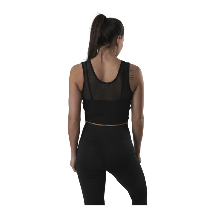 Studio Layered Crop Top Black