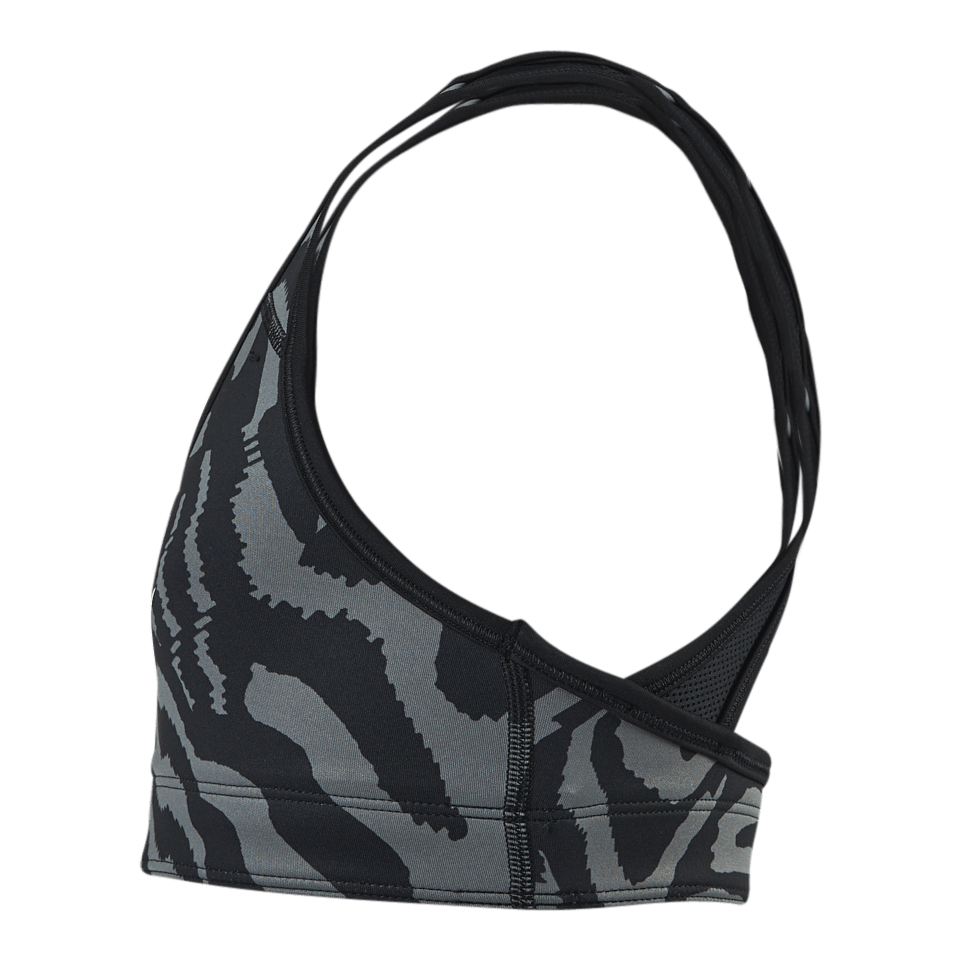 Junior Swoosh AOP Reversible Bra Black