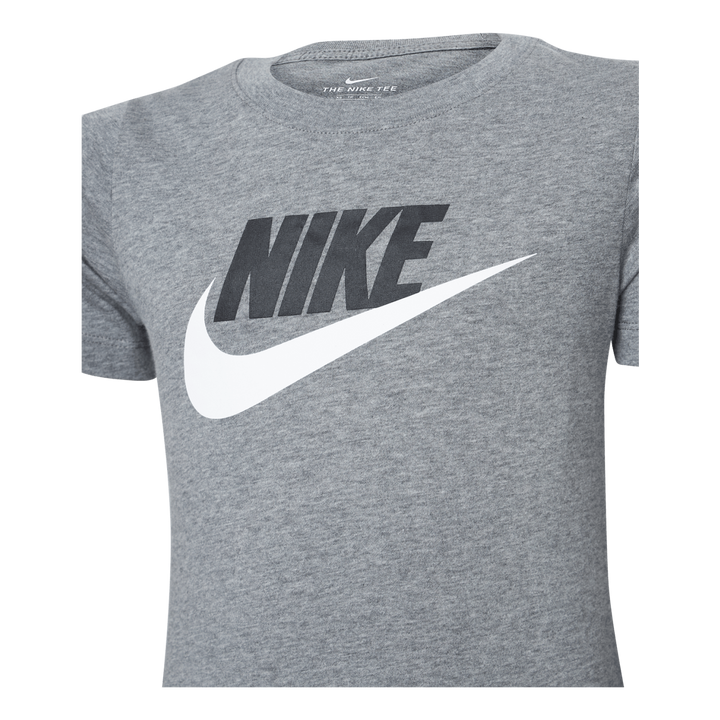 Sportswear Big Kids' Cotton T-Shirt CARBON HEATHER/WHITE