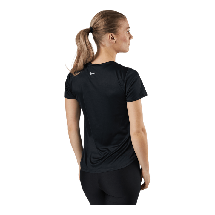 Swoosh Run Top SS Black/Silver