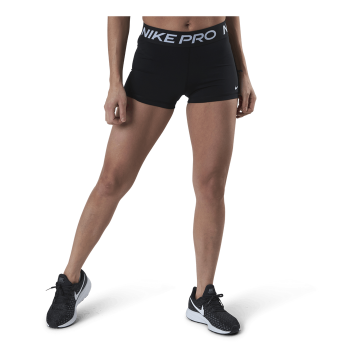 Nike Pro Women's 3" Shorts BLACK/WHITE