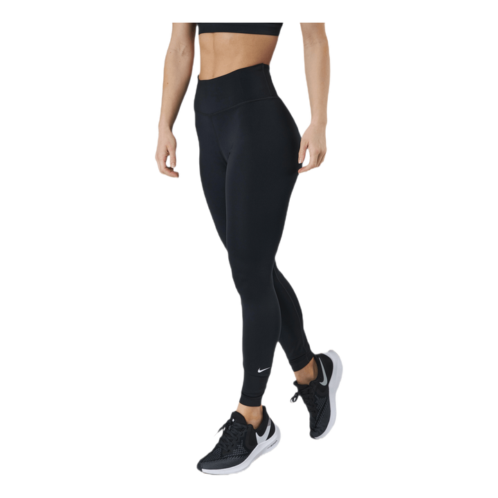 Dri-FIT One Women's Mid-Rise Leggings BLACK/WHITE