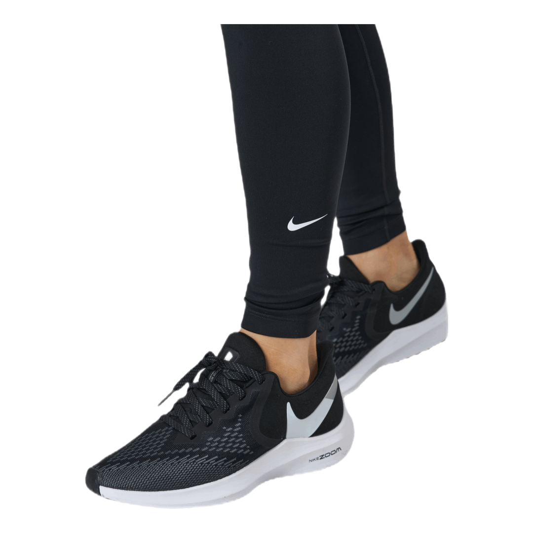 Dri-FIT One Women's Mid-Rise Leggings BLACK/WHITE