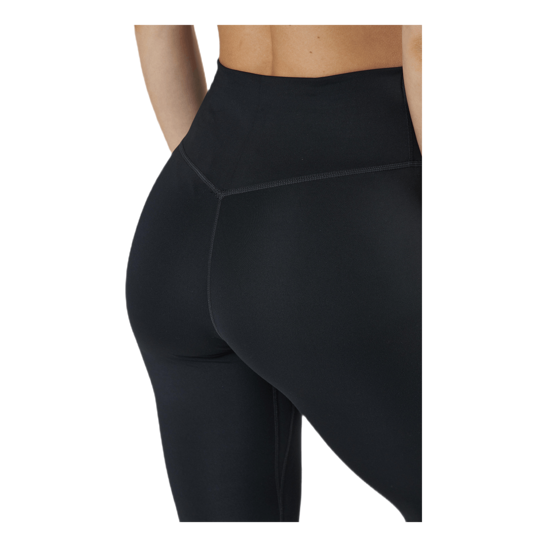 Dri-FIT One Women's Mid-Rise Leggings BLACK/WHITE