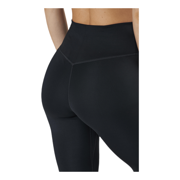 Dri-FIT One Women's Mid-Rise Leggings BLACK/WHITE
