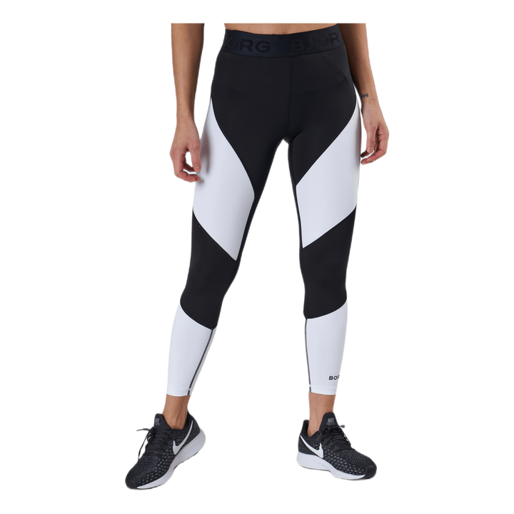Regular Block Tights White