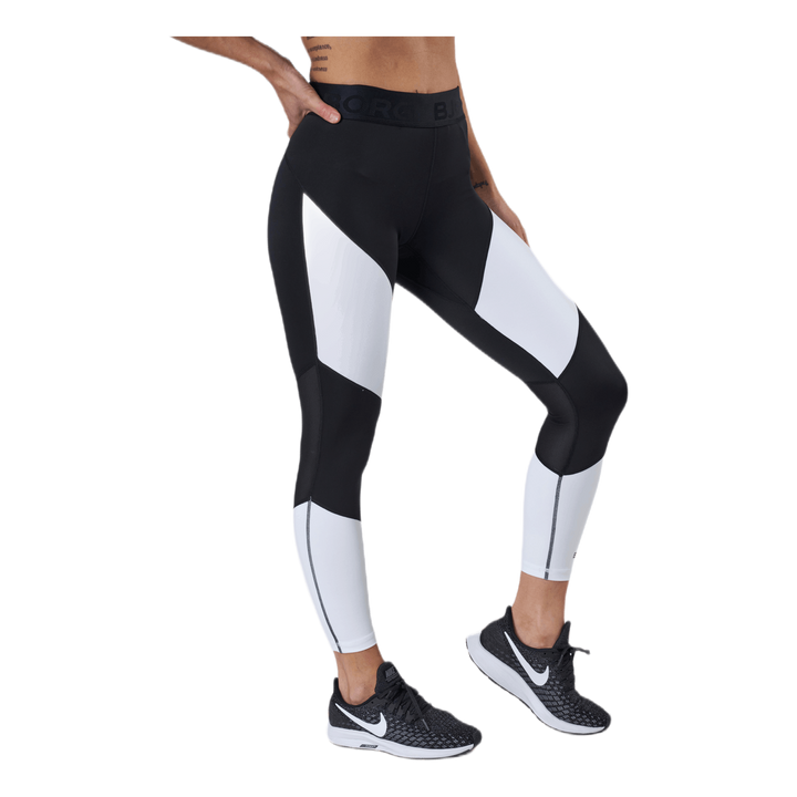 Regular Block Tights White