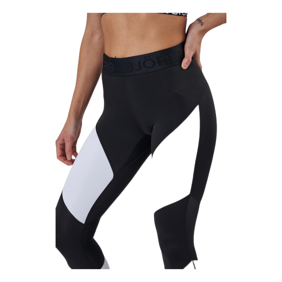 Regular Block Tights White