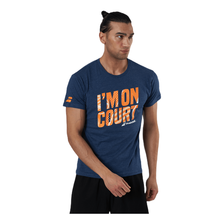 T-Shirt  Message blue