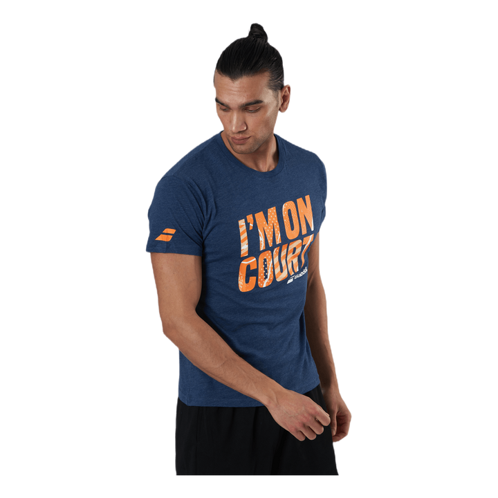 T-Shirt  Message blue