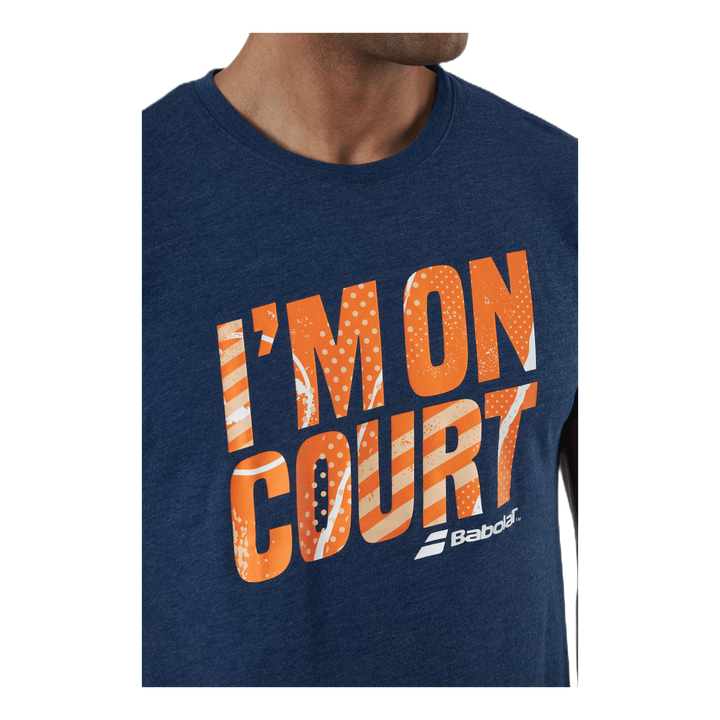 T-Shirt  Message blue