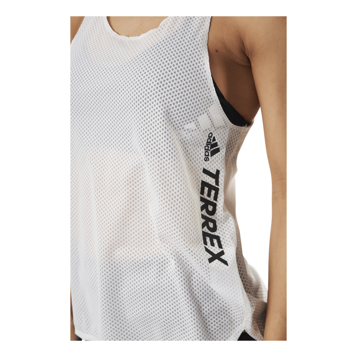 W Terrex Agravic Race Singlet Non-Dyed