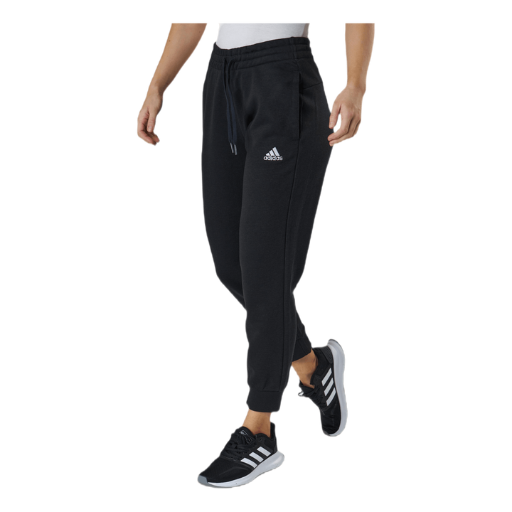 Essentials Regular Tapered Cuffed 7/8 Pant Black / White