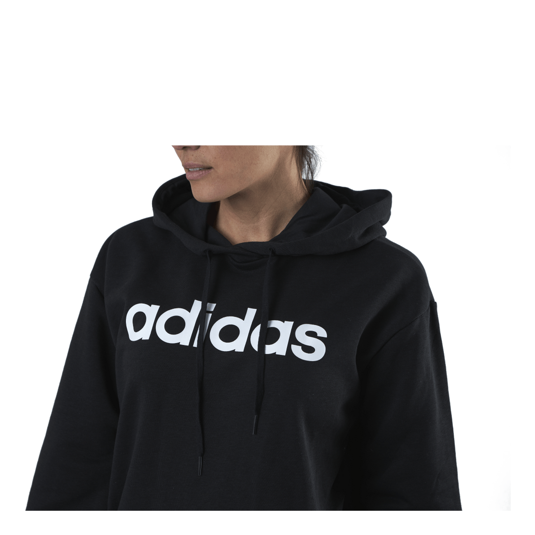 Essentials Oversized Hoodie Black / White
