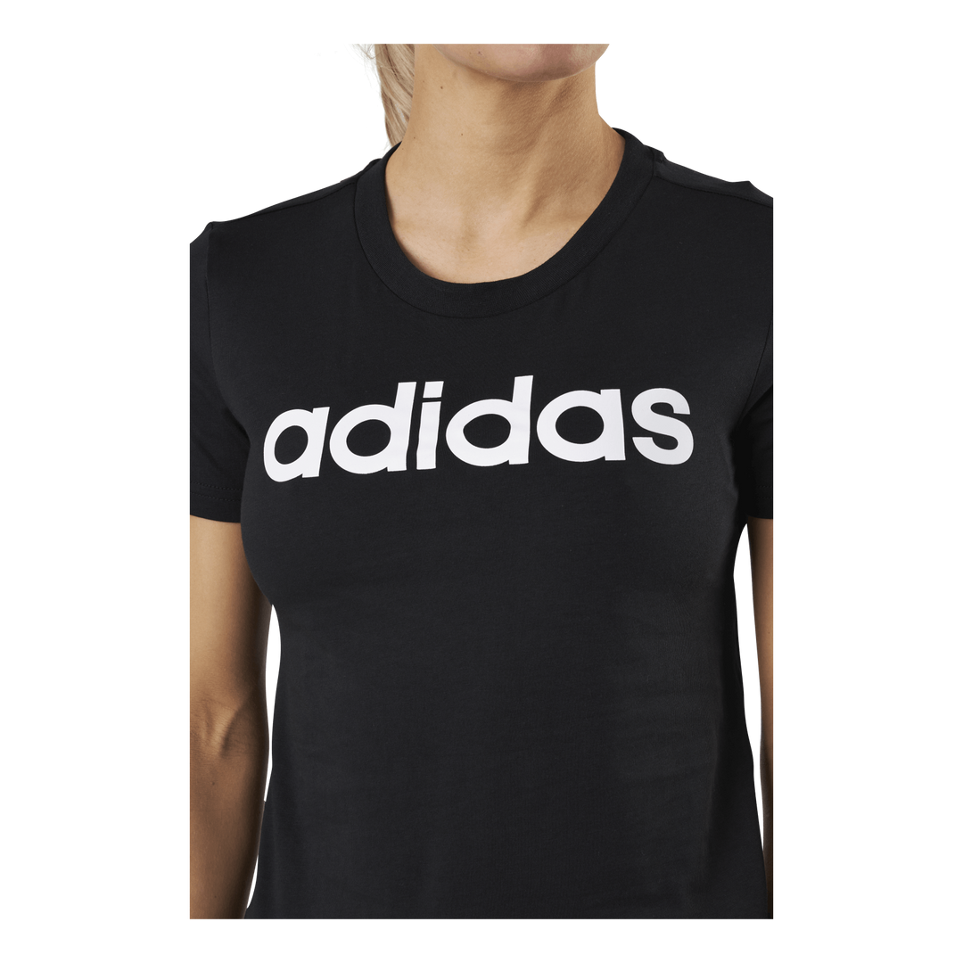 Essentials Slim Logo T-Shirt Black / White