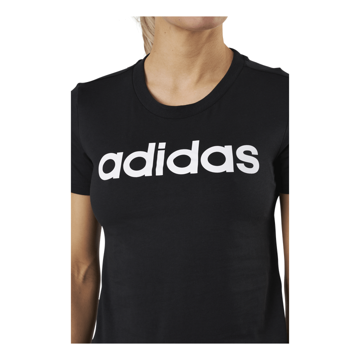 Essentials Slim Logo T-Shirt Black / White