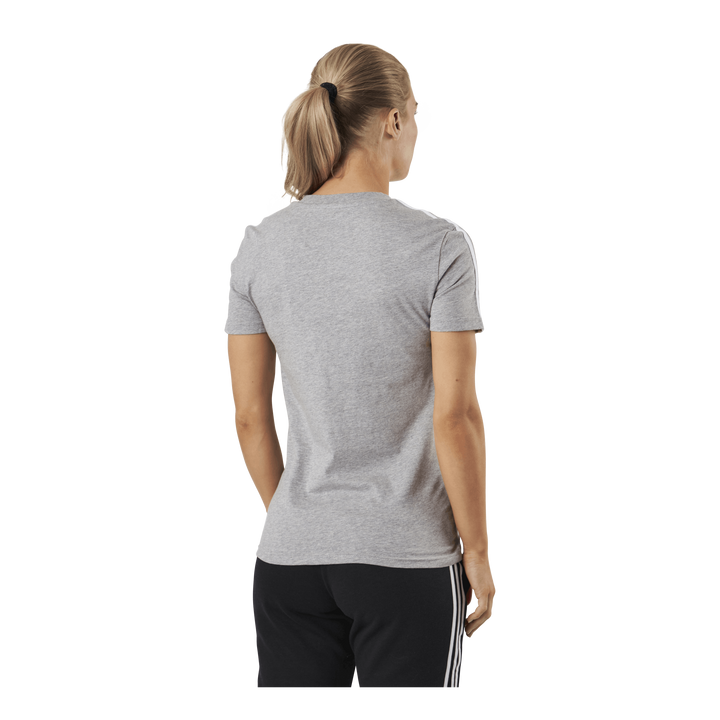 Essentials Slim T-Shirt Medium Grey Heather / White