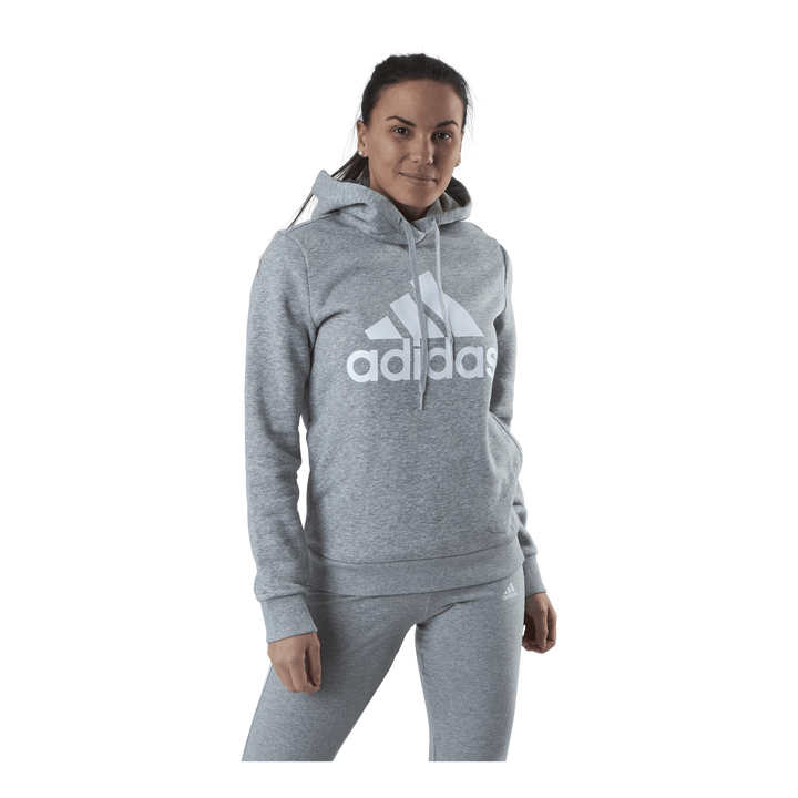 Essentials Hoodie Medium Grey Heather / White
