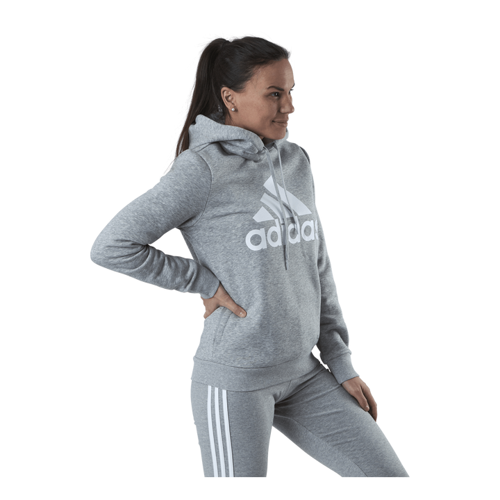 Essentials Hoodie Medium Grey Heather / White