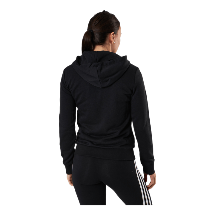Essentials Full-Zip Hoodie Black / White