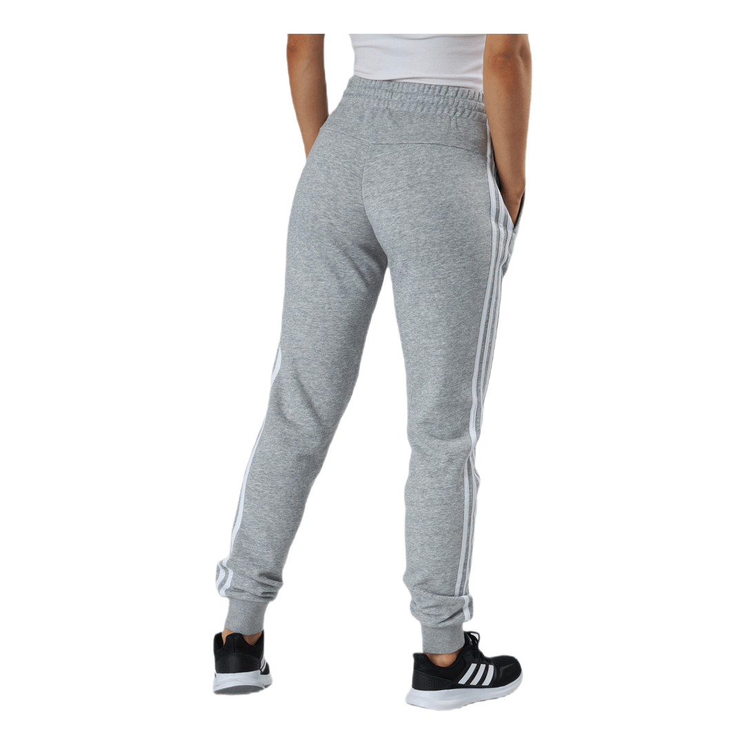 Essentials Slim Tapered Cuffed Pant Medium Grey Heather / White