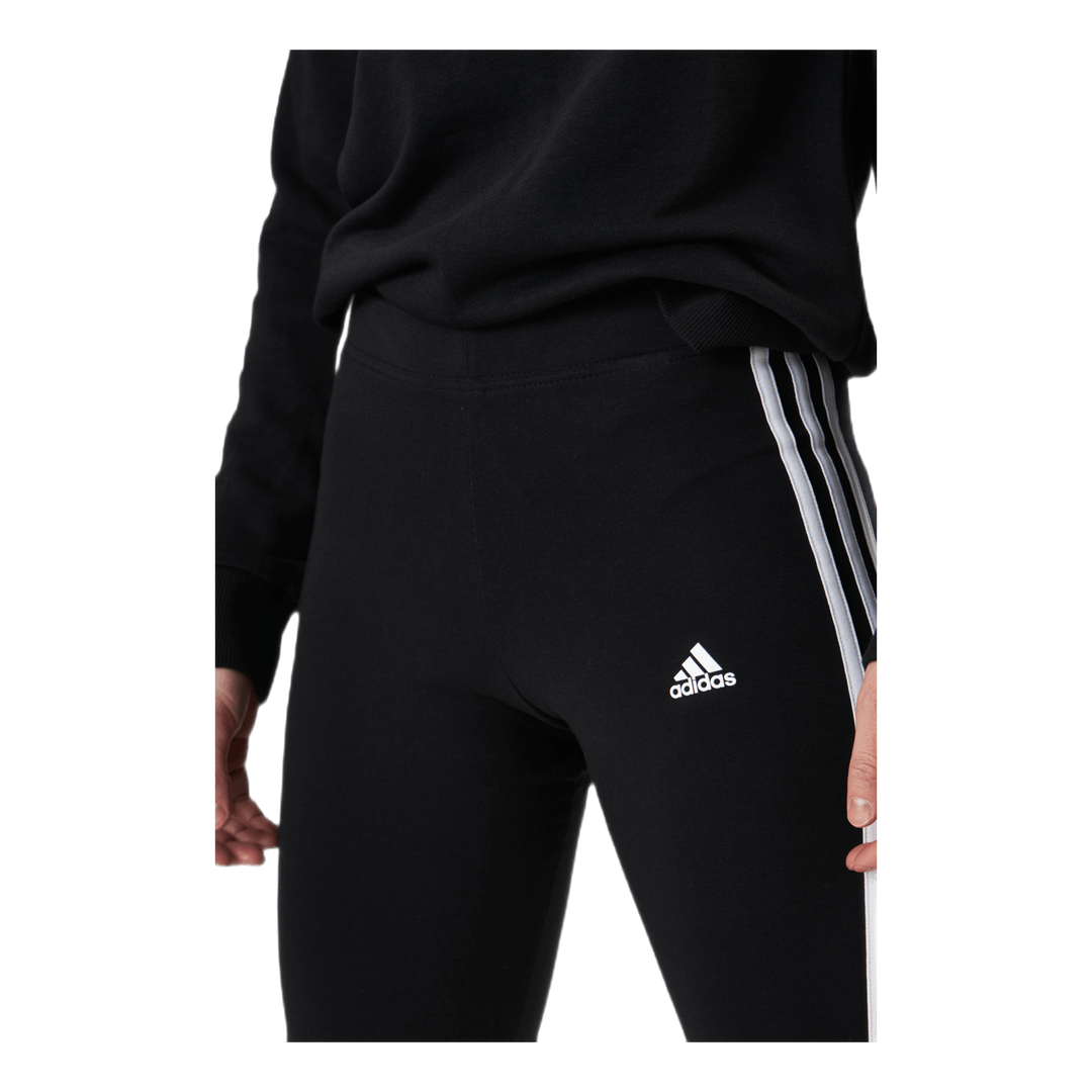 Essentials 3-Stripes Bike Shorts Black / White
