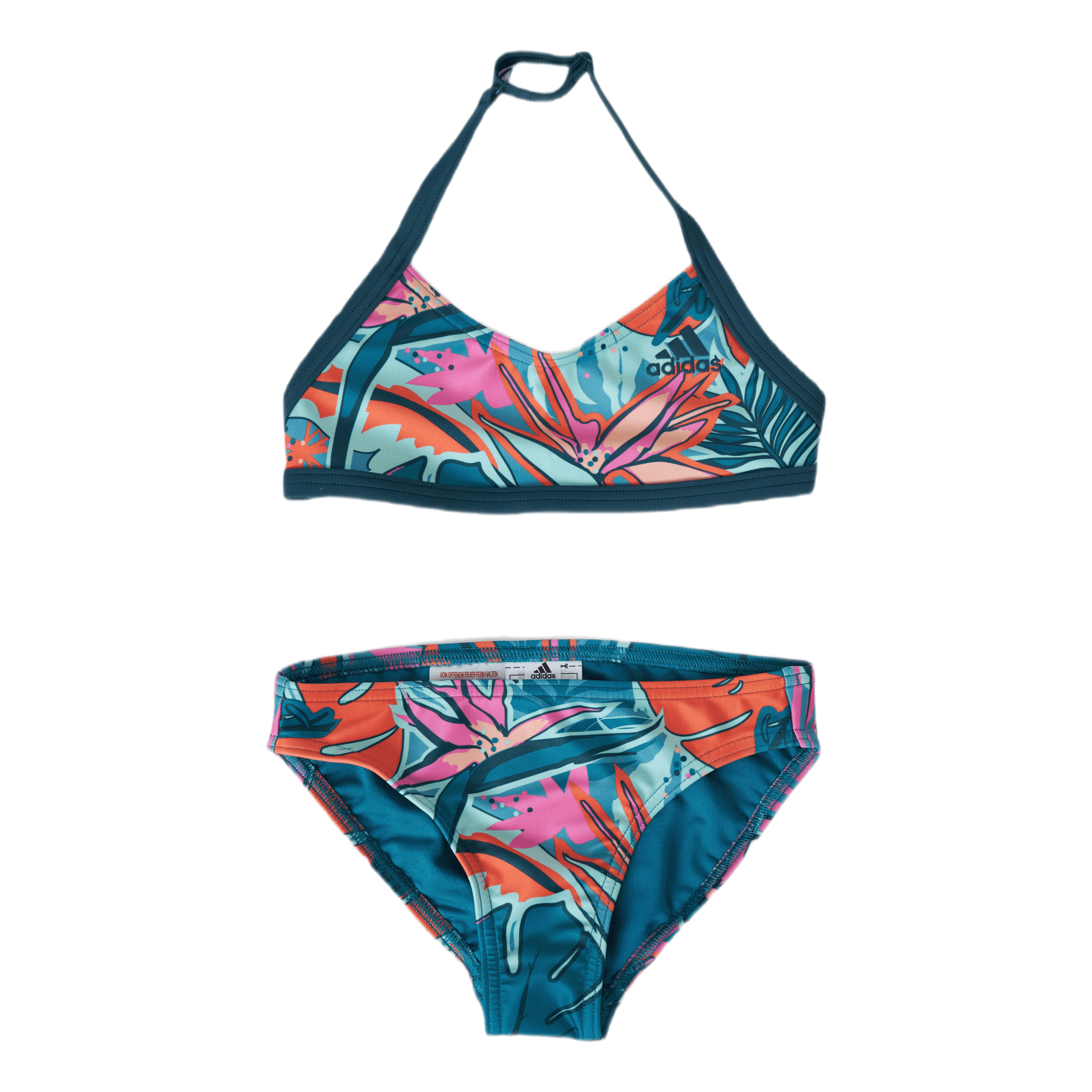 adidas Girls Flower Bikini Active Teal Wild Teal –