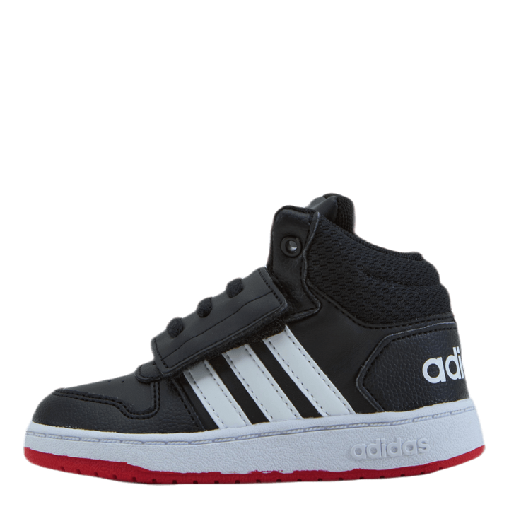 Hoops 2.0 Mid Shoes Core Black / Cloud White / Vivid Red