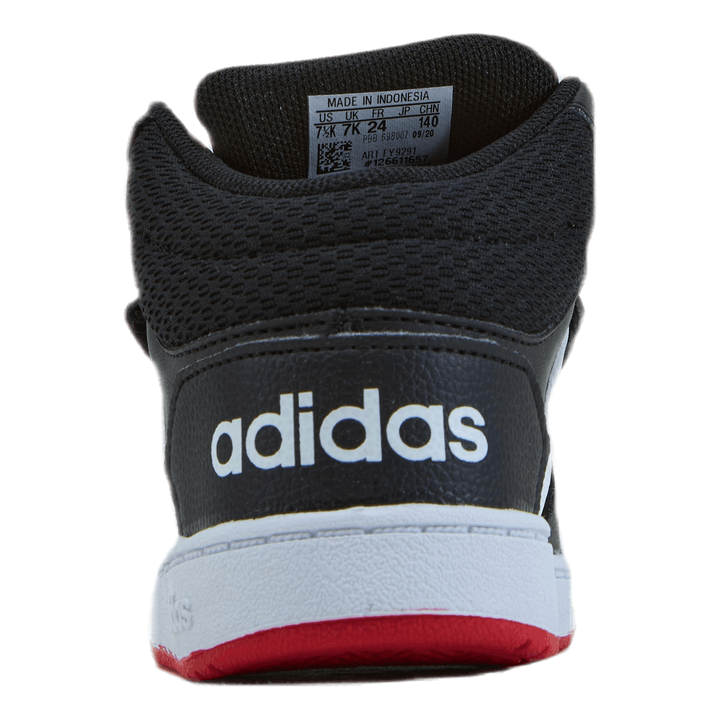 Hoops 2.0 Mid Shoes Core Black / Cloud White / Vivid Red